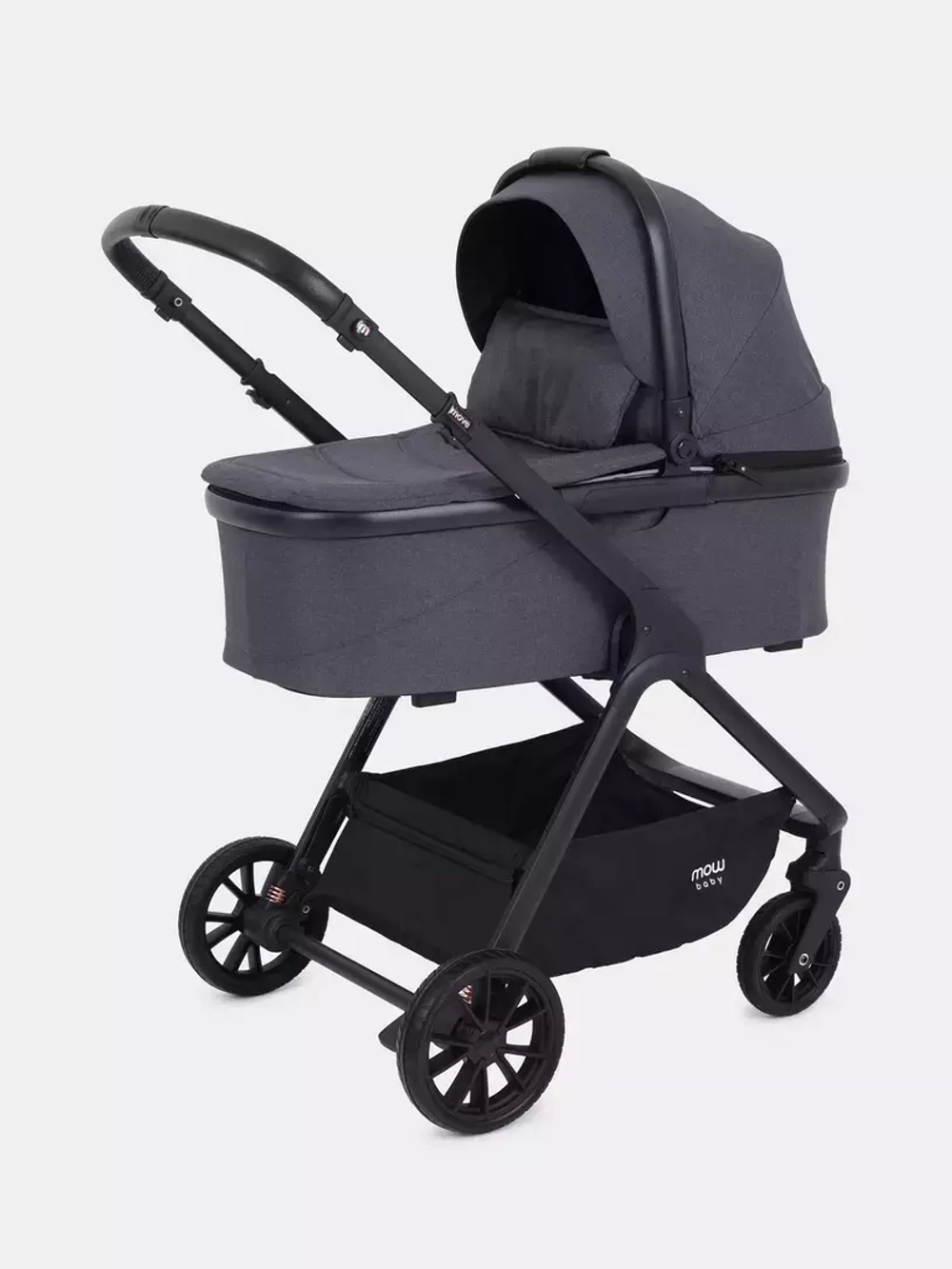 Коляска детская MOWBaby "MOVE" MB402 2в1 Carbon (2023)