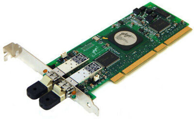 Контроллер QLogic 2Gb DP FC HBA, 133MHZ PCI-X, LC multi-mode optic FC5010409-30 G