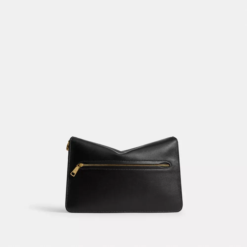 COACH СУМКА ЧЕРЕЗ ПЛЕЧО TABBY CHAIN, ЧЕРНЫЙ