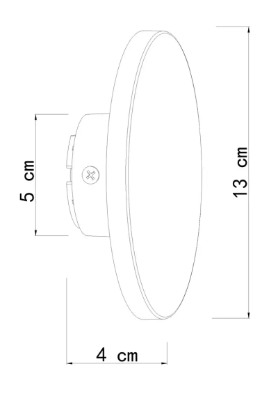 Фасадный светильник Arte Lamp NIMBO A4406AL-1BK, 1хLED