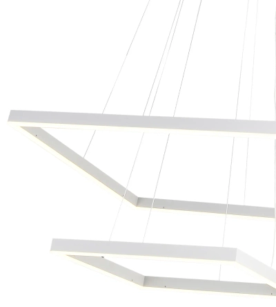 08227,01(4000K) Люстра Альтис белый w60+40 h200 Led 60W (4000K)