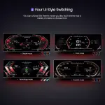 Электронная панель приборов BMW X5 E70 2007-2013 - 1295 с LCD / ЖК 12.3" экраном QLED