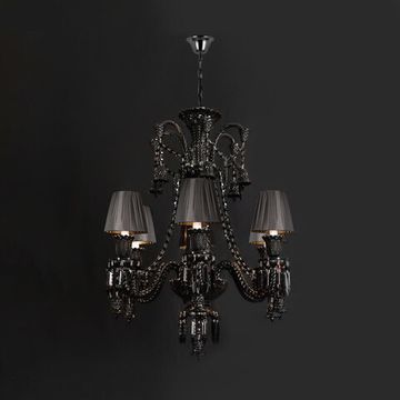 Подвесной светильник 6*Е14 10210/6 Black чёрный Zenith LOFT IT