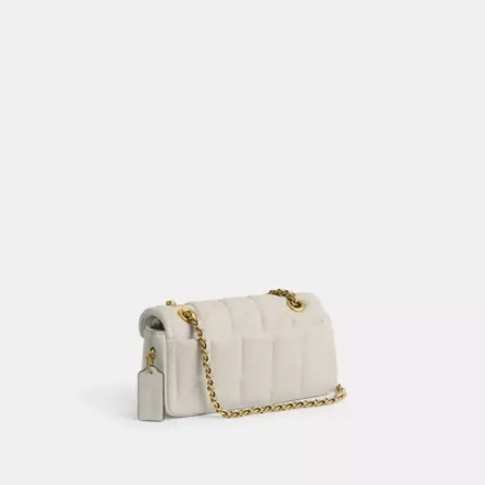 COACH СУМКА ЧЕРЕЗ ПЛЕЧО TABBY 20 С МЯГКОЙ ПОДКЛАДКОЙ, БЕЛЫЙ