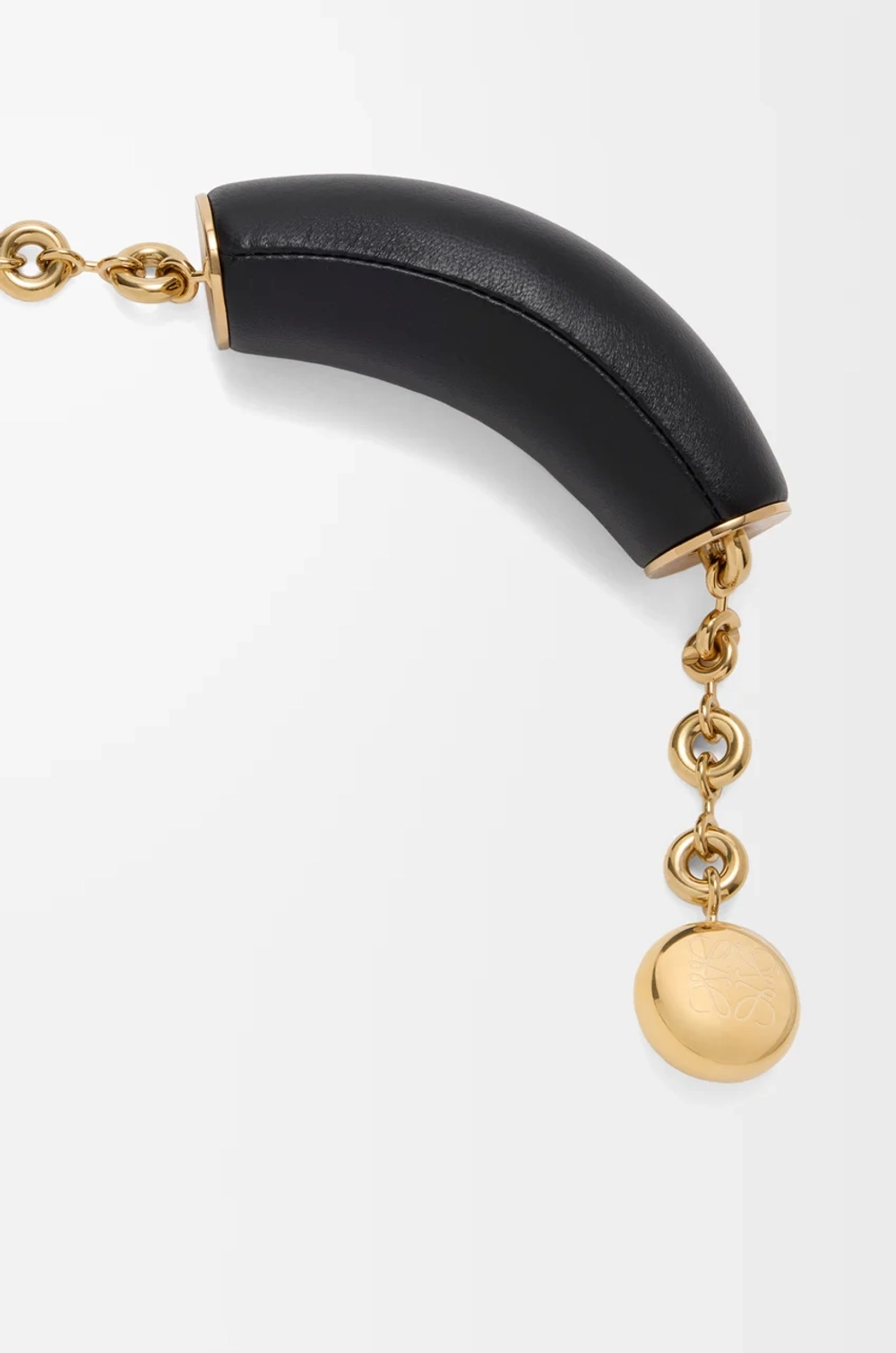 Loewe Мини-сумка-мешок Squeeze из кожи с бисером, черный/бордовый
