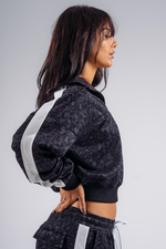 Свитшот Half-Zip Leopard Sweatshirt PRIMAL 866 Черный леопард