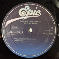 Винтажная виниловая пластинка LP Ted Nugent Double Live Gonzo (Holland 1978)