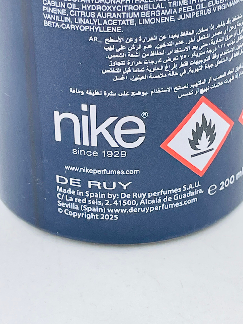 Nike Дезодорант-спрей BLUE BAMBOO для мужчин 200 мл (Испания)