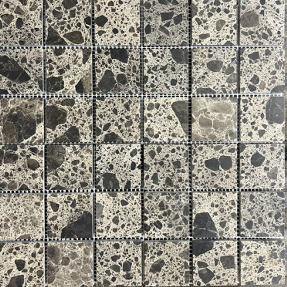 Мозаика PIX 801 Dark Emperador Матовая (48x48)
