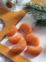 Силиконовая форма мандариновые дольки