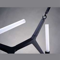 люстра ROLL&HILL Agnes Chandelier BLACK  - 10 Lights
