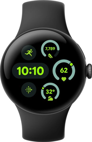 Умные часы Google Pixel Watch 3 41mm Wi-Fi + LTE (Matte Black/Obsidian)
