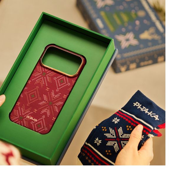 Чехол Pitaka Edge Case для iPhone 17 Pro, Красный | Scarlett