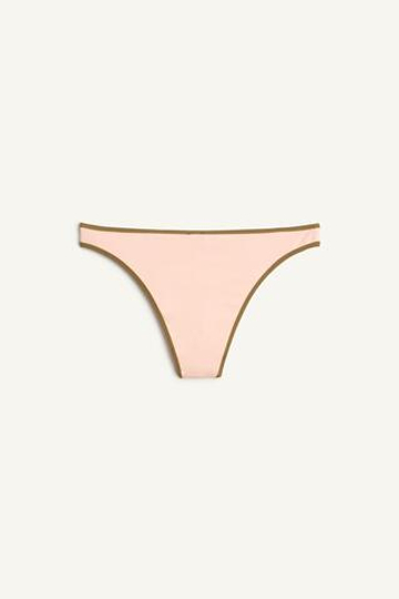ZARA ПЛАВКИ-БИКИНИ СО СРЕДНЕЙ ТАЛИЕЙ, ПАСТЕЛЬНО-РОЗОВЫЙ