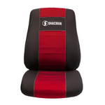Чехлы Shacman X3000 (полиэфир, черный, красная вставка)