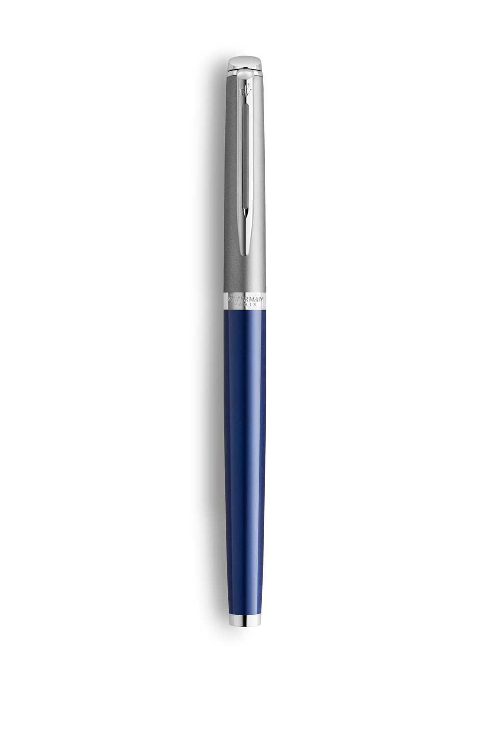 Перьевая ручка Waterman Hemisphere Entry Point Stainless Steel with Blue Lacquer в подарочной упаковке