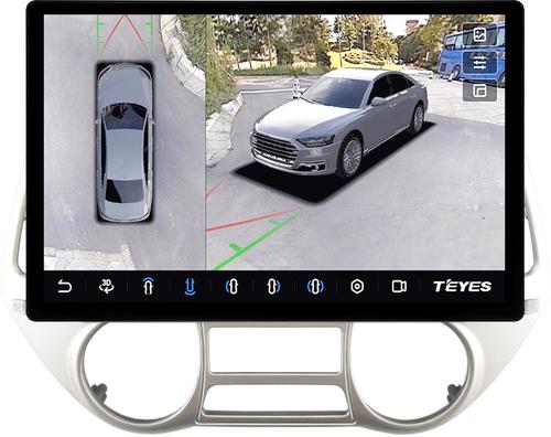 Магнитола для Hyundai i20 2009-2012 (климат) - Teyes CC3-2K-360 монитор 13" 2K QLED на Android 10, Быстрая, CarPlay, 4G SIM-слот, 4 камеры в комплекте