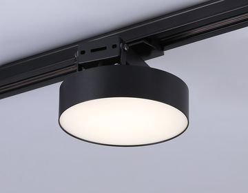 Трековый однофазный светодиодный светильник 15W 4200K 120° GL6842 BK чёрный Track System Ambrella