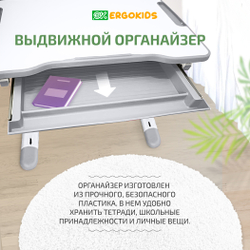 Детский стол и стул Ergokids Anty
