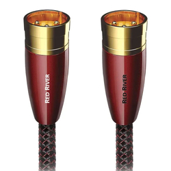 Межблочный аудио кабель AudioQuest Red River XLR-XLR, 3 метра