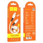 Usb Кабель-зарядка Type-C на Lightning Hoco X82 20W 1м силиконовый белый