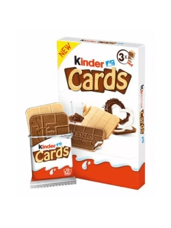 Вафли Kinder Cards ( 3уп по 76,8гр.)