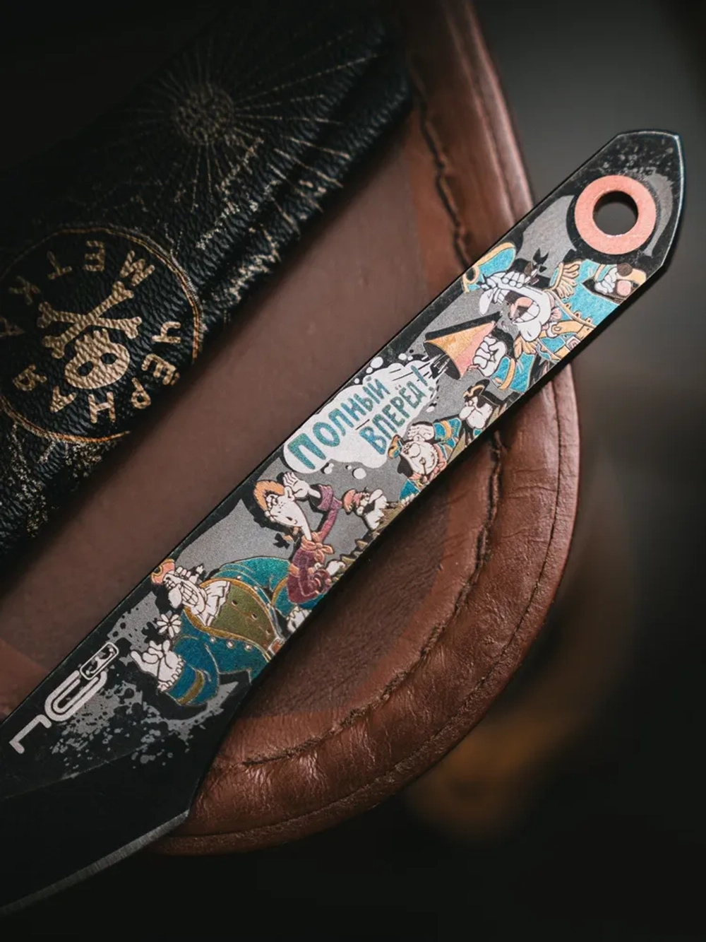 Нож NC Custom KOI (Остров сокровищ LE, BSW, Black)