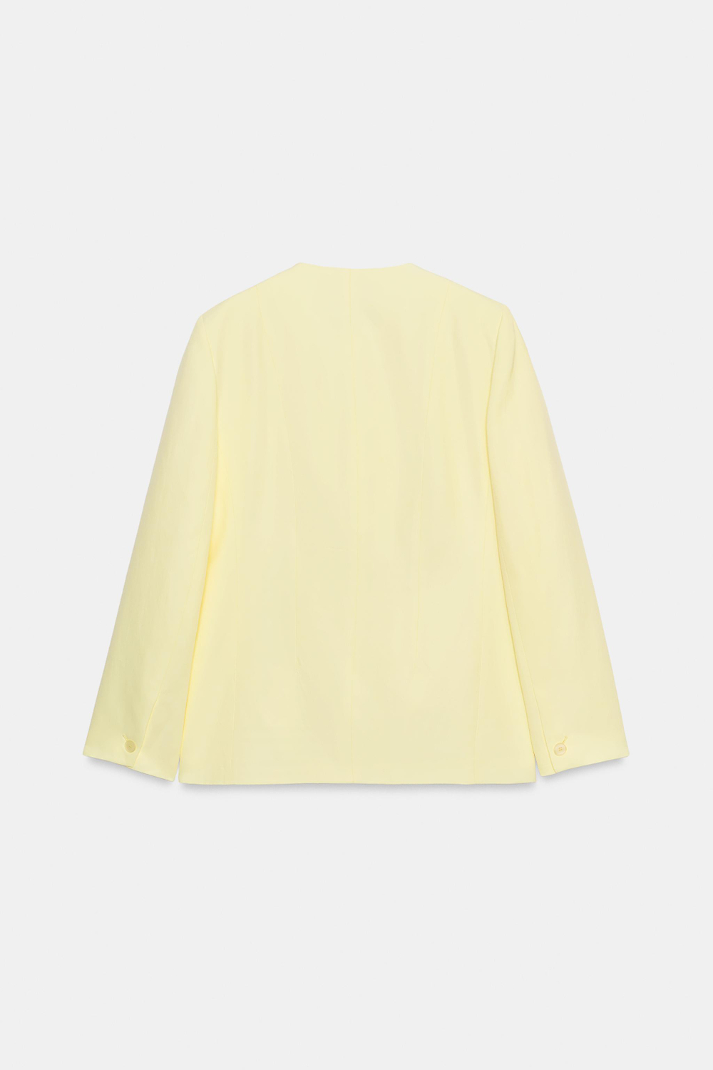 ZARA ПРЯМОЙ ПИДЖАК ZW COLLECTION, ЖЕЛТЫЙ