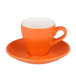 Кофейная пара 100 мл оранжевая матовая d 6,4 см h6,2 см Barista (Бариста) P.L. Proff Cuisine [6]