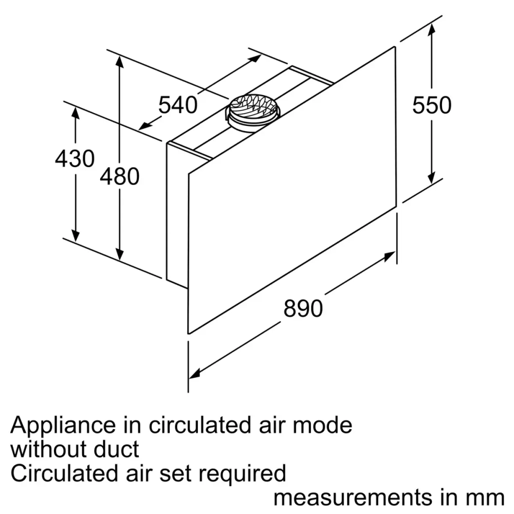 Вытяжка Bosch DWF97RV60