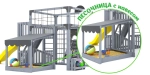 Детская площадка Савушка КУБ-5 (Серый)