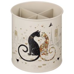 ПОДСТАВКА LEFARD "ПАРИЖСКИЕ КОТЫ" ПОД КУХОННЫЕ ПРИБОРЫ, 14*15 СМ