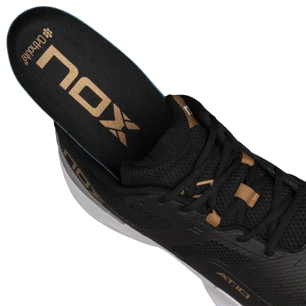 Мужские кросовки для Padel NOX AT10 Pro - black/gold