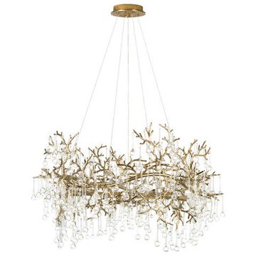 Подвесная люстра 14*G9 10351/1000 AB античная бронза Coral LOFT IT