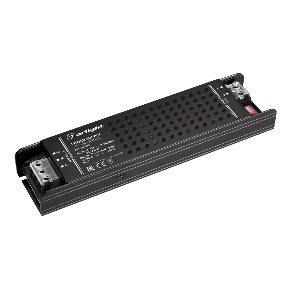 Блок питания ATS-24-200-LS (24V, 8.3A, 200W) (Arlight, IP20 Сетка, 5 лет) Блок питания ATS-24-200-LS (24V, 8.3A, 200W) (Arlight, IP20 Сетка, 5 лет)