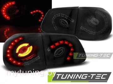 Задние фонари VW Tiguan smoke black led bar