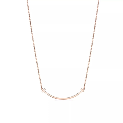 Подвеска из розового золота 18к (750проба) T smile, Tiffany.small💞🌿В наличии