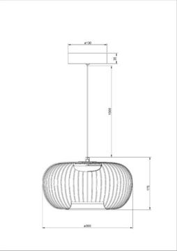 Подвесной светильник 12W 3000K A3527SP-12BK черный Flare Arte Lamp