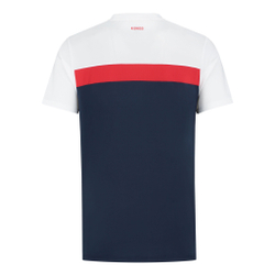 Мужское теннисное поло K-Swiss Heritage Classic T-Shirt Men - Dark Blue, White