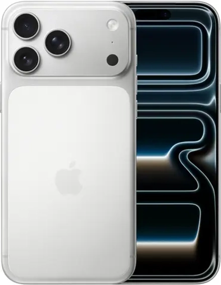 Смартфон Apple A3526 iPhone 17 Pro Max 512Gb серебристый моноблок 3G 4G 1Sim 6.9" 1320x2868 iOS 26 48Mpix 802.11 a/b/g/n/ac/ax/be NFC GPS Protect