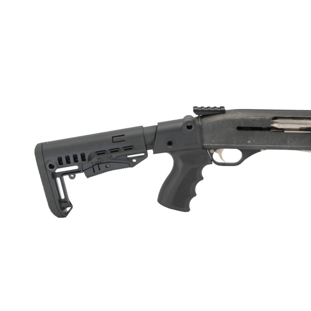 Приклад телескопический на МР-133, МР-153, пластик, DLG Tactical. Черный