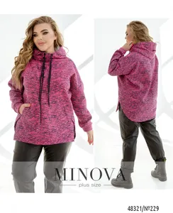 Худи 229-Малиновый Minova