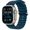 Часы Apple Watch Ultra 2, 2024, 49 мм, титан натурального цвета, ремешок Ocean синего цвета