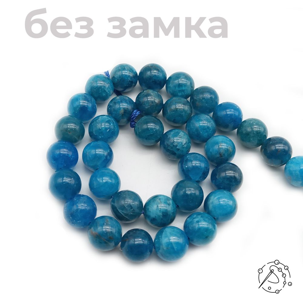 Нить бусин из апатита 10 мм