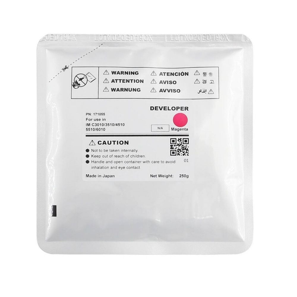 Девелопер для RICOH IM C3010/C3510/C4510/C5510/C6010 (CET) Magenta, 250г, 160000 стр., CET171055