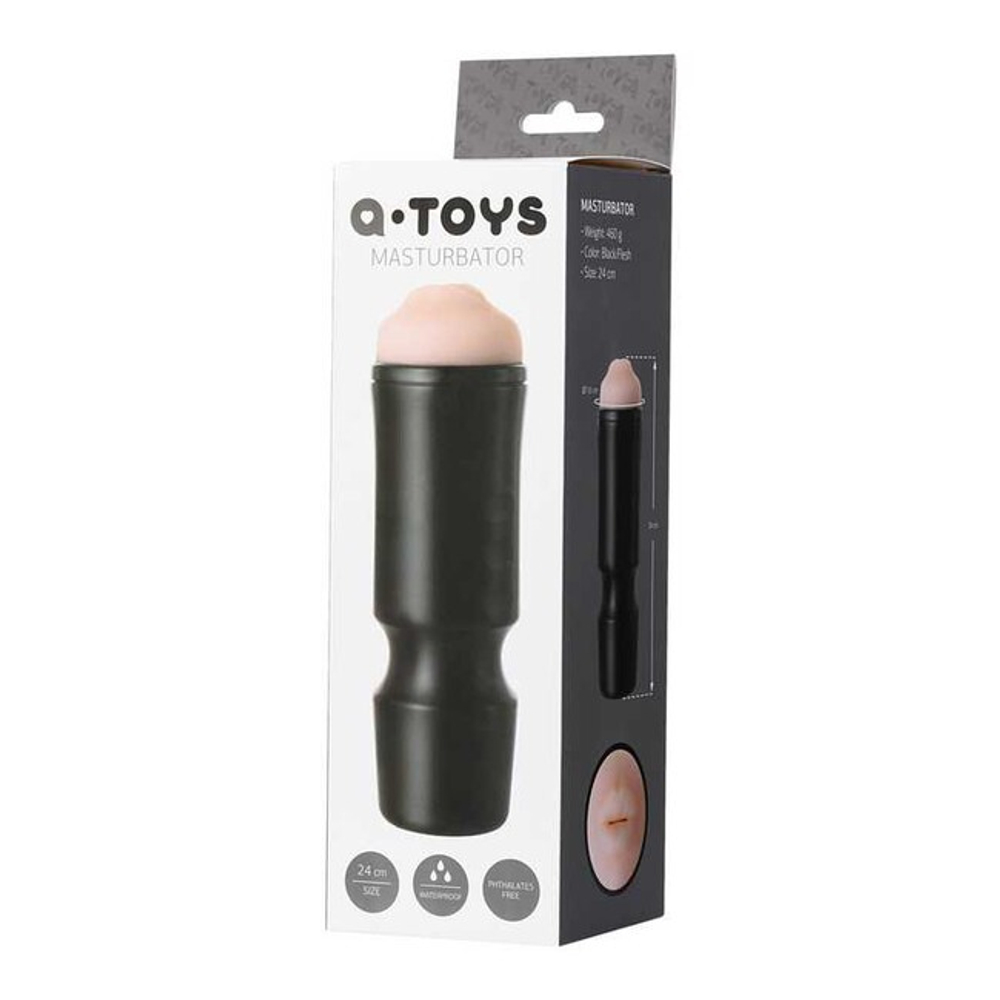 Мастурбатор-ротик в колбе Toyfa A-Toys (Цвет: телесный с черным)