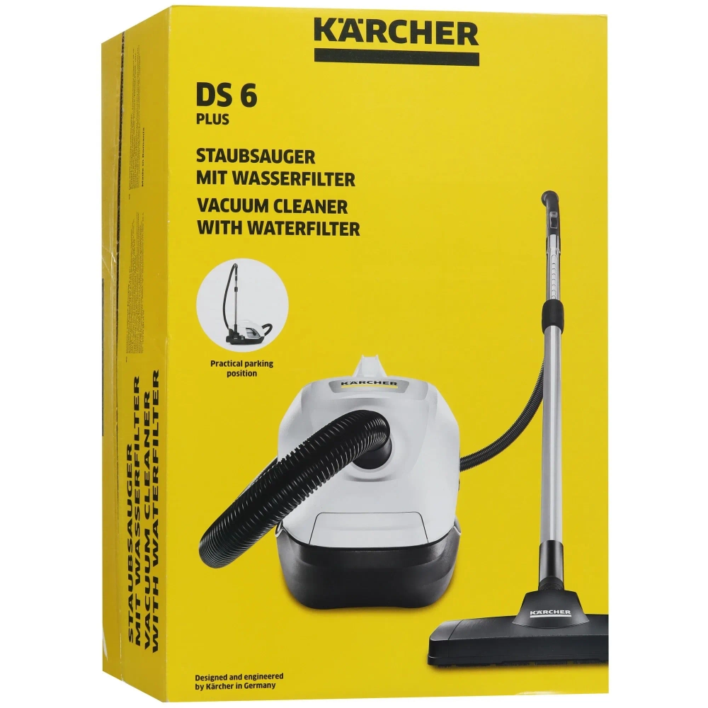Пылесос Karcher DS 6 Plus 650Вт белый/черный