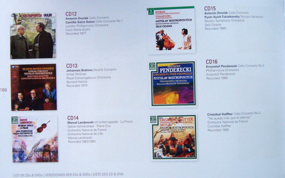 Mstislav Rostropovich / Cellist Of The Century (The Complete Warner Recordings)(40CD+3DVD)