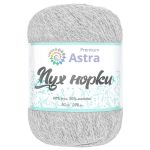 Пряжа Astra Premium (Астра Премиум) Пух норки / уп.1 мот. по 50 г, 290 м, 02 жемчужный
