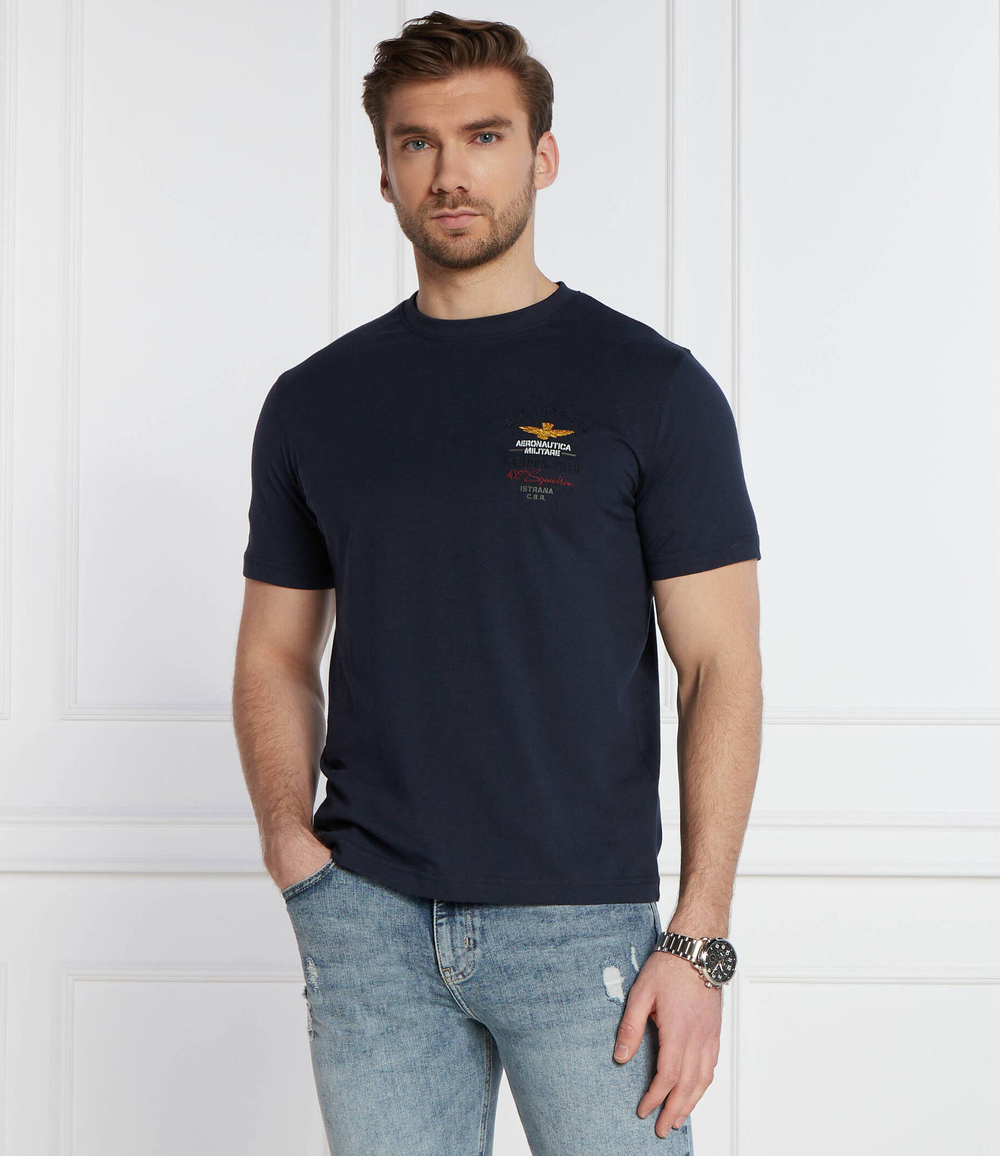 Футболка Aeronautica Militare - темно-синий(TS2213J641)